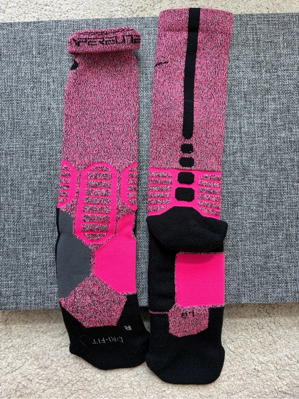 Nike Men's Low-Cut Athletic Socks - Red, Pink & Navy (3-Pack)